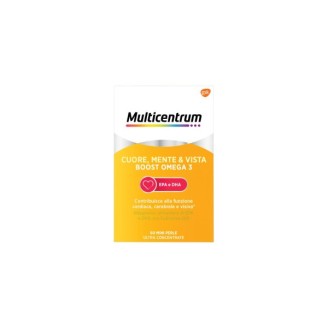 Multicentrum Cuore, Mente e Vista Boost Omega 3  60 Capsule