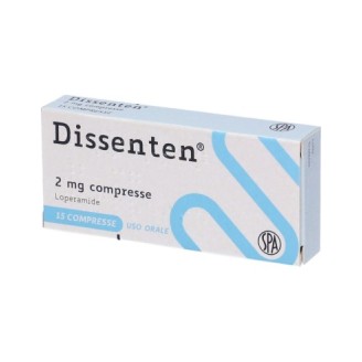 Dissenten - Trattamento diarrea acuta e cronica - 2 mg - 15 compresse