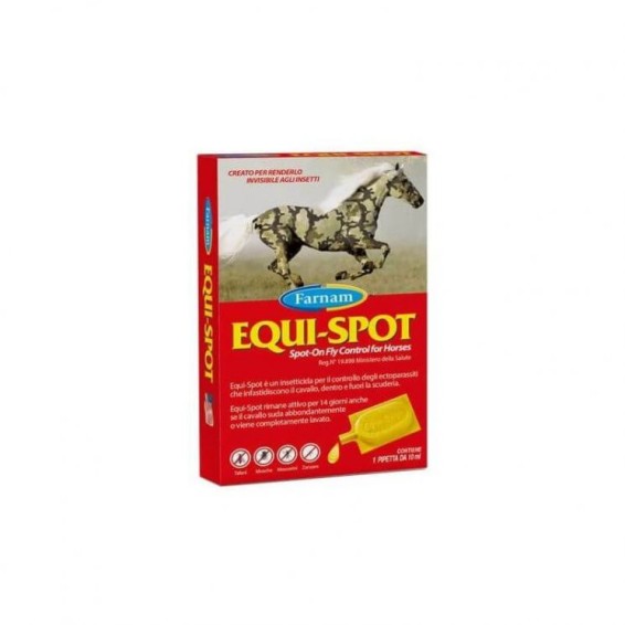 Equi-Spot - Insetticida per Cavalli – 3 Pipette da 10 ml