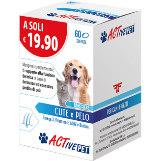 Active Pet Cute E Pelo 60softg