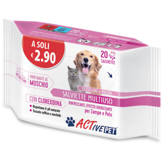 ActivePet Salviette Multiuso 20 pz