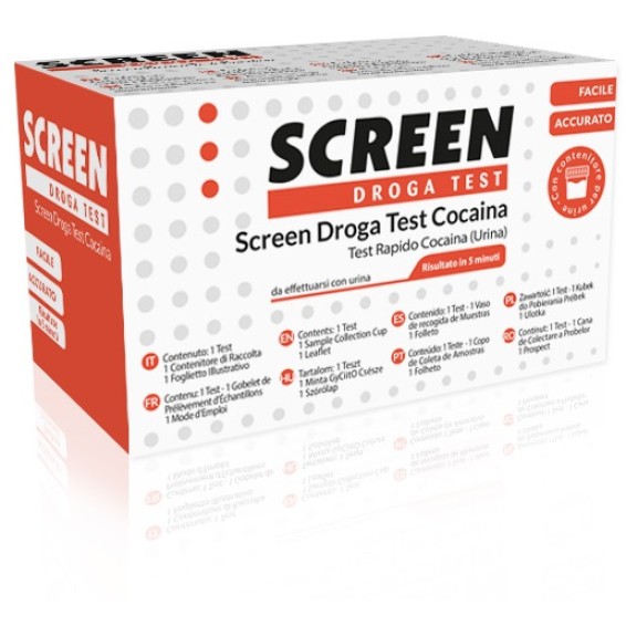 SCREEN DROGA TEST COCAINA