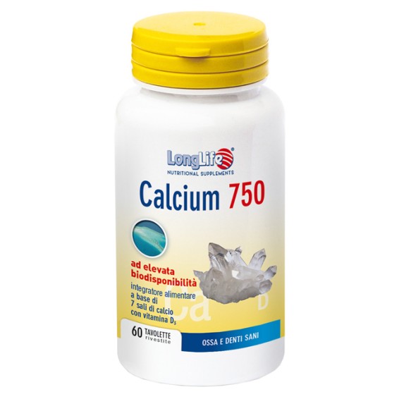 LONGLIFE CALCIUM 750MG 60TAV