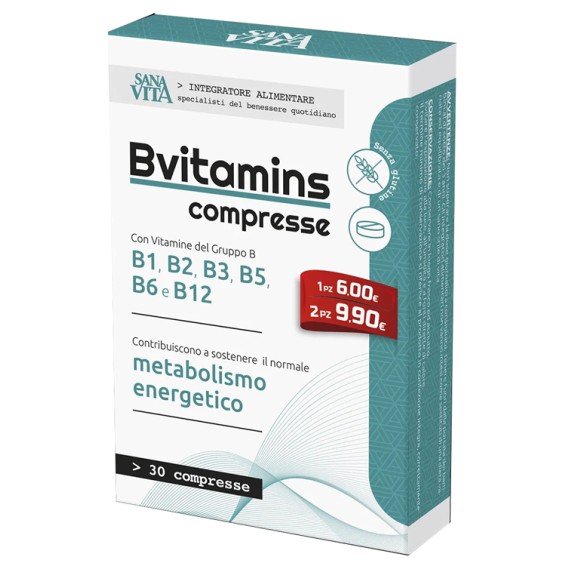 SANAVITA B-Vitamins 30 Cpr