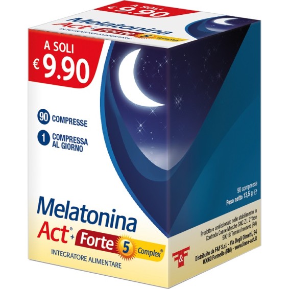 MELATONINA ACT+FT 5 Comp.90Cpr