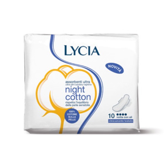 LYCIA Ass.Cot.Notte C/Ali 10pz