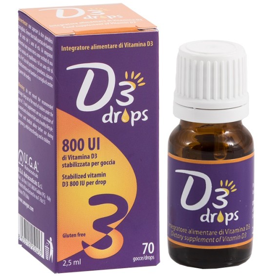 D3 DROPS 800 UI 2,5ML