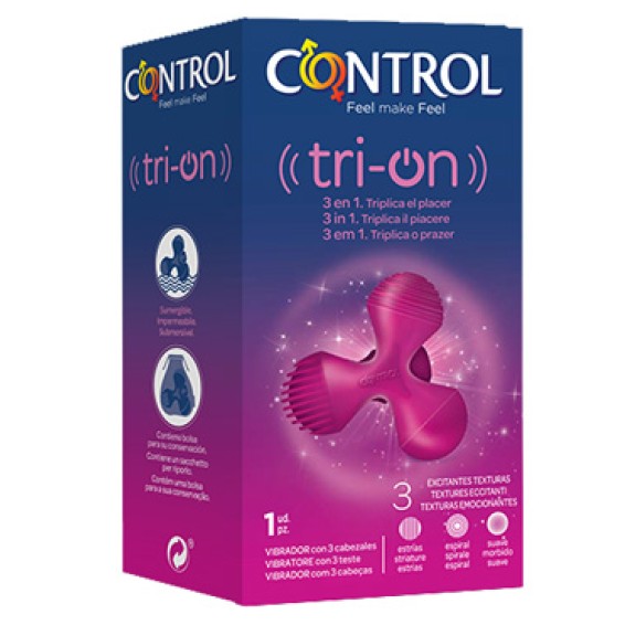 CONTROL*Vibratore 3in1 Tri-on