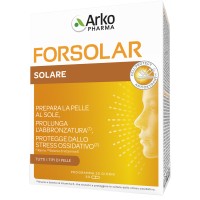 ARKOPHARMA - FORSOLAR  SOLARE - INTEGRATORE ABBRONZATURA E PROTEZIONE SOLARE  - 30 PERLE