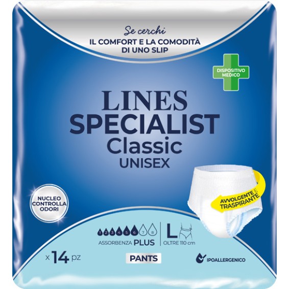 LINES CLAS PANTS PLUS L 14PZ