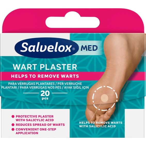 SALVELOX MED WART PLASTER 20PZ