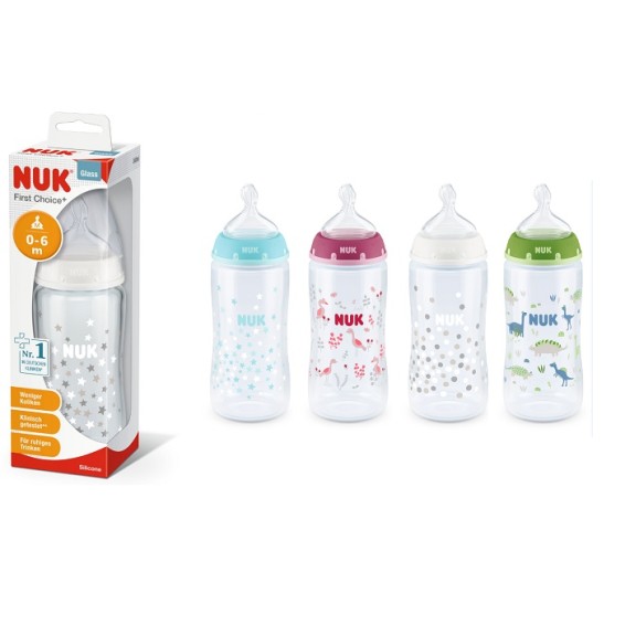 NUK Bib.FC+PP T/Sil.0-6m 300ml