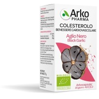 ARKOPHARMA - AGLIO NERO - INTEGRATORE COLESTEROLO E  BENESSERE CARDIOVASCOLARE - 40 CAPSULE