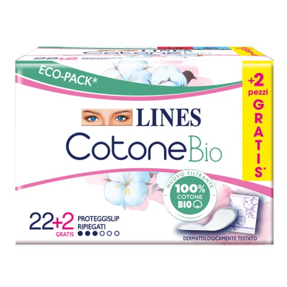 LINES COT BIO SALVASLIP RIP 24P