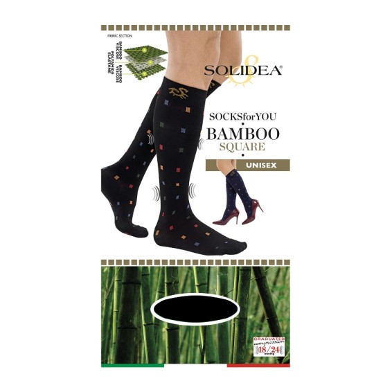 SOCKS FY Bamboo Square Nero5XX