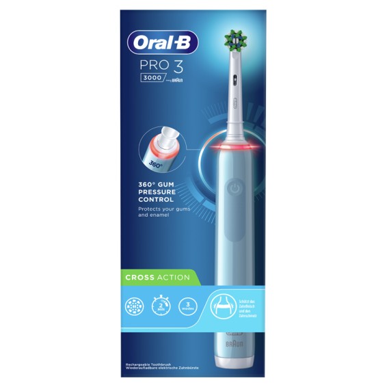 ORAL-B Power PRO 3 Blue C/Acti