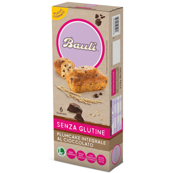 BAULI Plumcake S/G Ciocc.6x35g