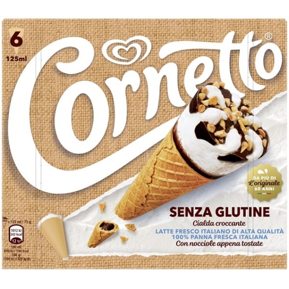 Algida Cornetto 125 S/g St 6pz