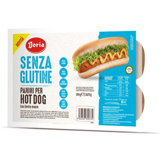 DORIA Panini Hot Dog 2X75G