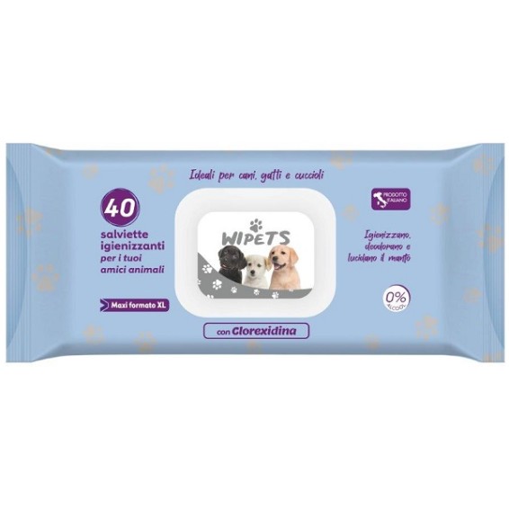 SALVIETTINE PETS CLOREXID 40 PZ