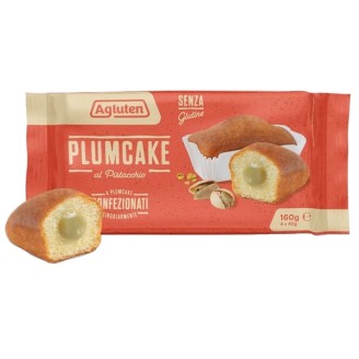 AGLUTEN PlumCake Pistacc.4x40g