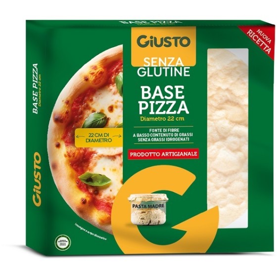 GIUSTO S/G BASE PIZZA 190G