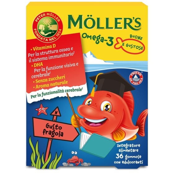 MOLLER'S Omega3 Jelly 36Gomm.