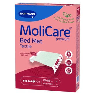 Molicare - Bed Mat Texile - Traversa riutilizzabile - 1 pezzo