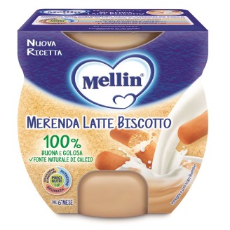 MELLIN Mer.Latte/Bisc.2x100g