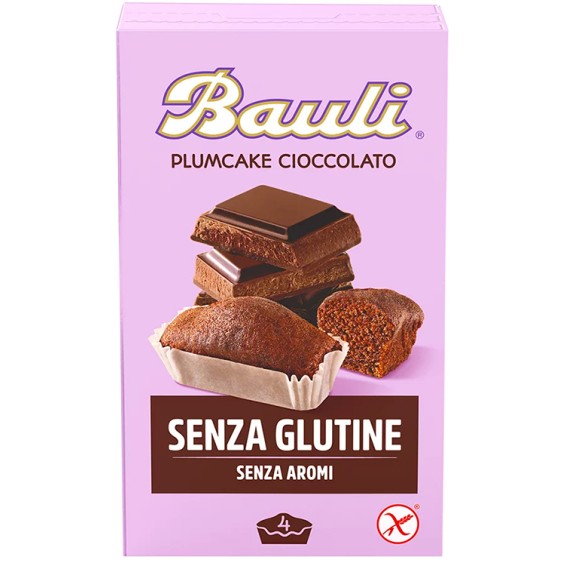 BAULI Plumcake S/G Ciocc.132g