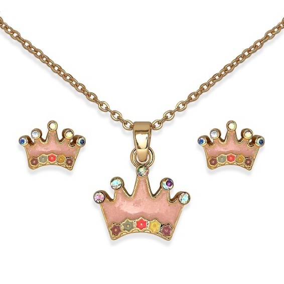 Bjs004 Parure Crown Gp