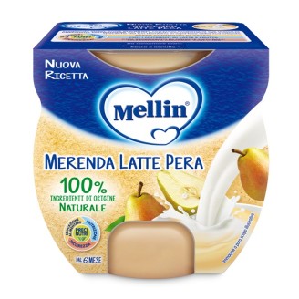 MELLIN Mer.Latte/Pera 2x100g