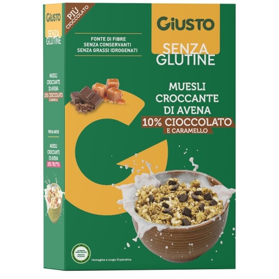 GIUSTO S/G Muesli Av/Ciocc275g