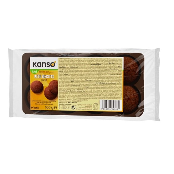 KANSO Keto Biscuits Cocoa 100g