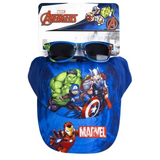 Avengers Set Cappello/occh Sol