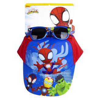 Spidey Set Capp/occh Sole 4per