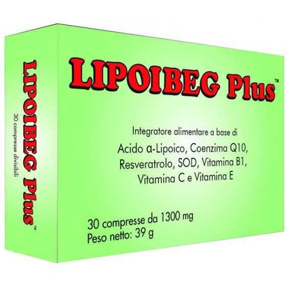LIPOIBEG-Plus 30 Cpr 1300mg
