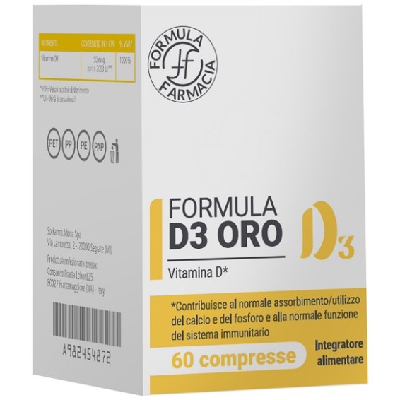FORMULA D3 OROSOLUBILE 60CPR FORMULA D3 OROSOLUBILE 60CPR