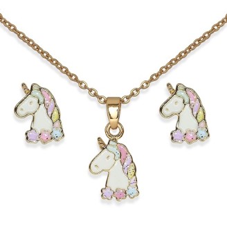 Bjs014 Parure Queen Unicorn Gp