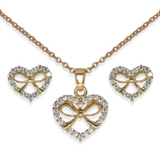 Bjs020 Parure Gift Heart Gp