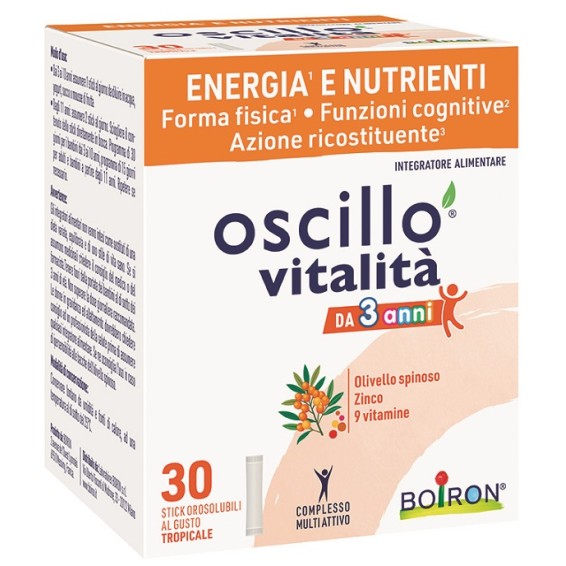 OSCILLO VITALITA' 3+ 30STICK