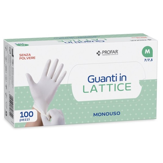 Profar Guanto Latt S/polvere M
