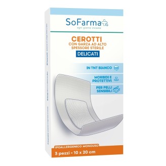 CEROTTO DELICATO 10X30CM 3P SF+
