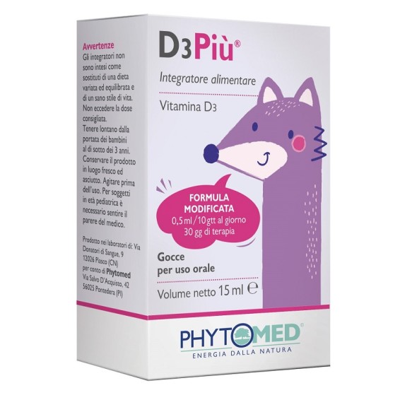 D3PIU GOCCE 15ML D3PIU GOCCE 15ML