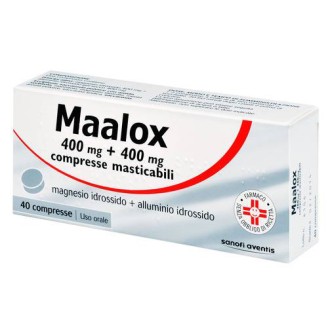 MAALOX 400+400mg 40 Cpr
