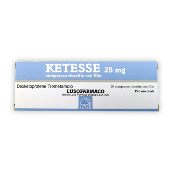 KETESSE 20 Cpr 25mg