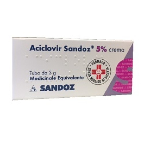 ACICLOVIR Crema  3g 5% SANDOZ