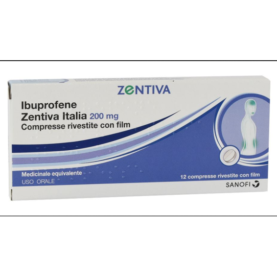 IBUPROFENE ZENT IT*12CPR 200MG