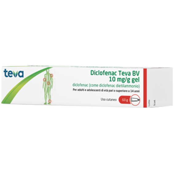 DICLOFENAC Gel 10mg/g  60gTEVA