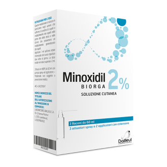 MINOXIDIL Sol.Cut.3fl.2%BIORGA